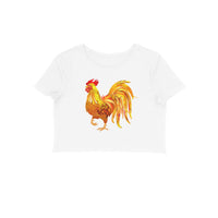 Crop Top (Women) - Cock-a-Doodle-Doo (10 Colours)
