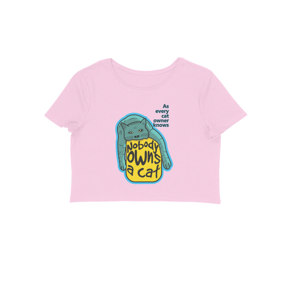 Crop Top (Women) - Cat-titude (8 Colours)