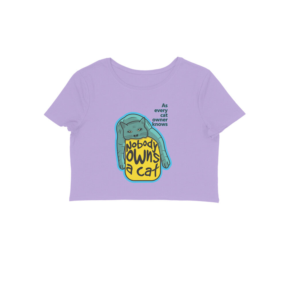 Crop Top (Women) - Cat-titude (8 Colours)
