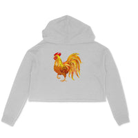 Crop Hoodie (Women) - Cock-a-Doodle-Doo (6 Colours)