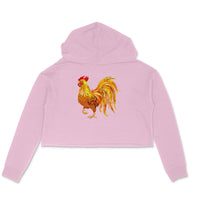 Crop Hoodie (Women) - Cock-a-Doodle-Doo (6 Colours)