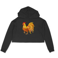 Crop Hoodie (Women) - Cock-a-Doodle-Doo (6 Colours)