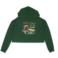 Crop Hoodie (Women) - Busy Yorkie (3 Colours)