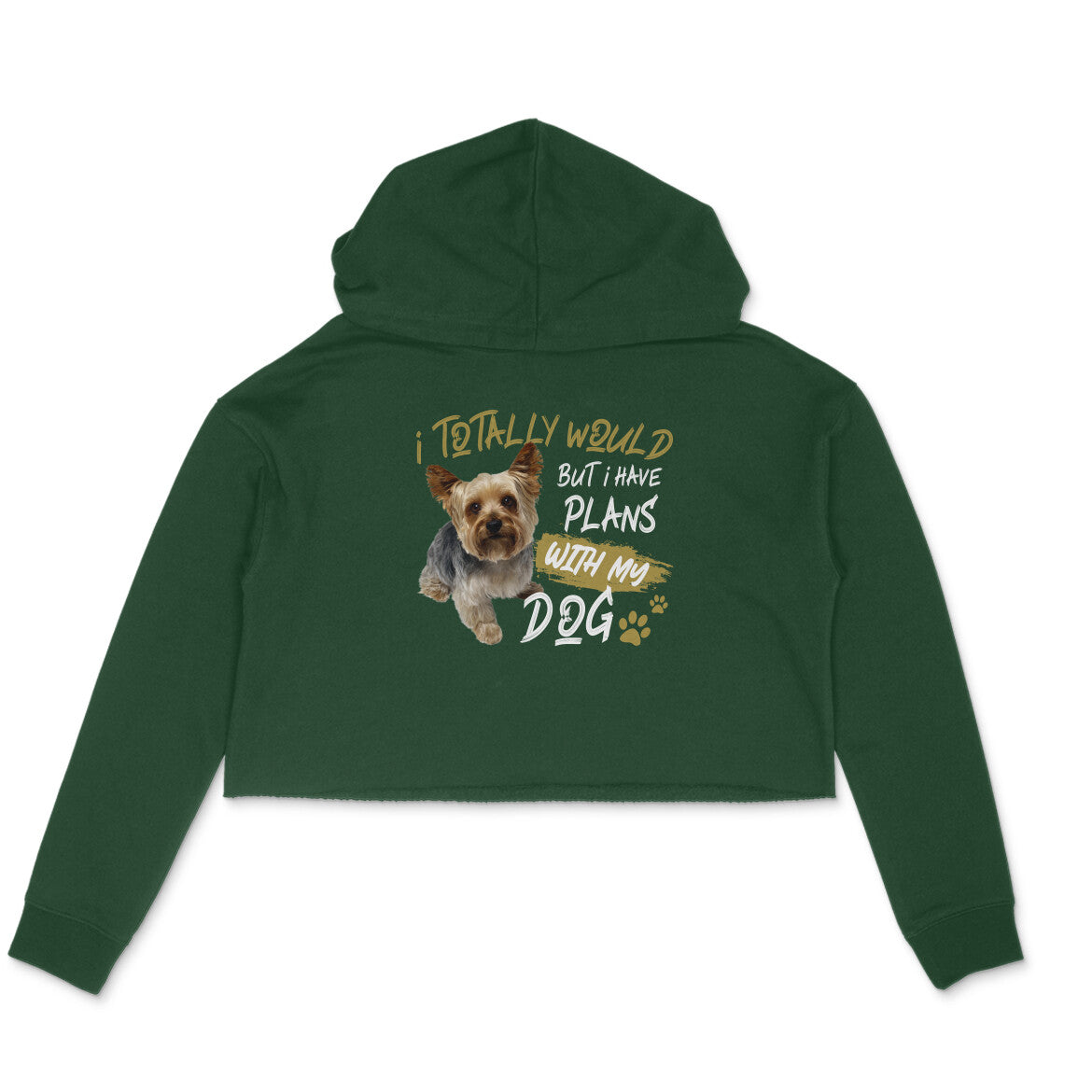 Crop Hoodie (Women) - Busy Yorkie (3 Colours)
