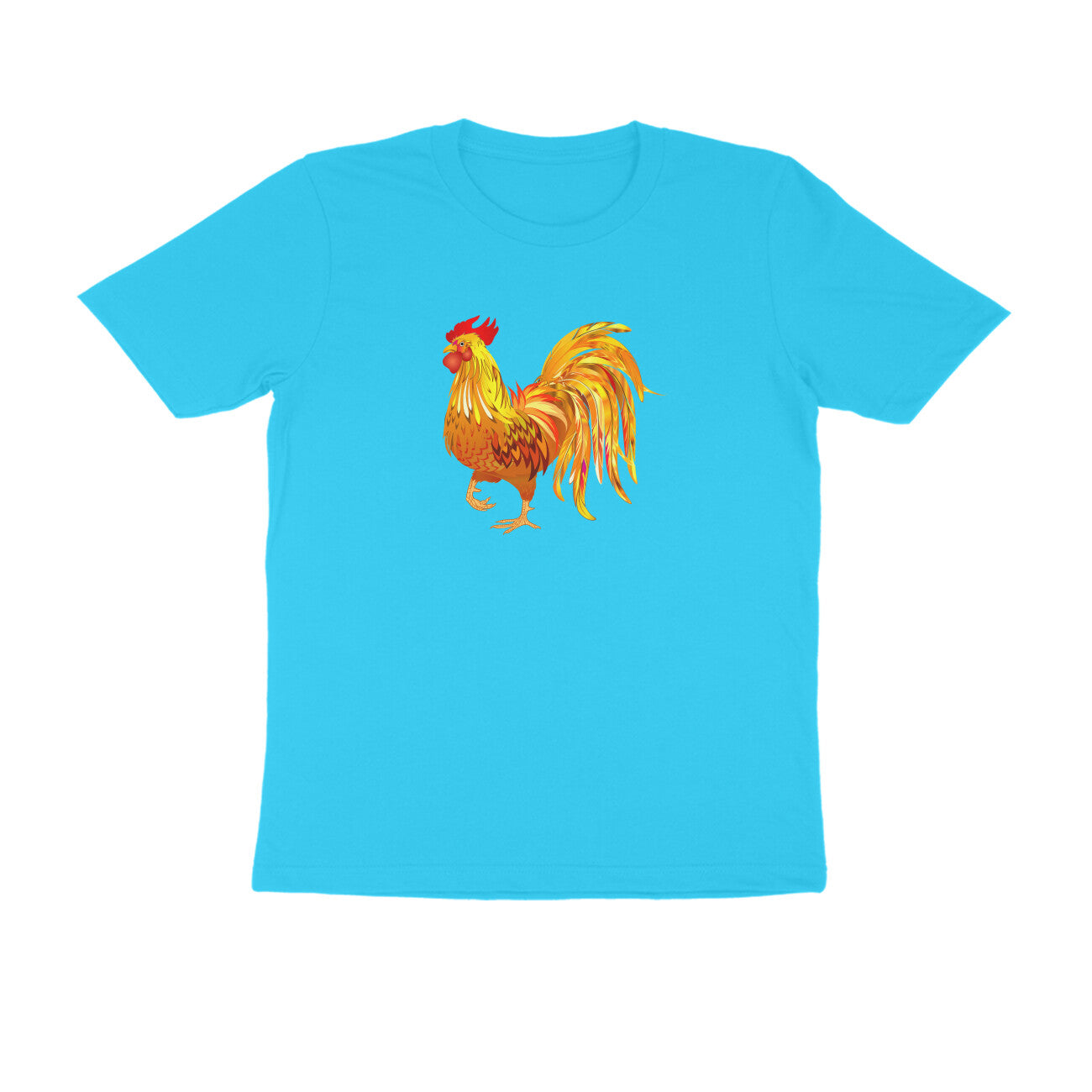 Round Neck T-Shirt (Men) - Cock-a-Doodle-Doo (12 Colours)