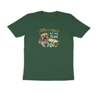 Round Neck T-Shirt (Men) - Busy Yorkie (7 Colours)