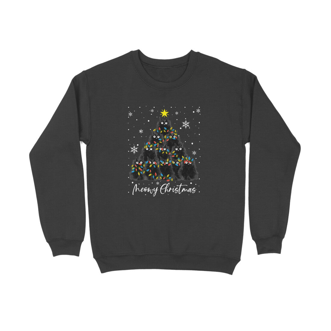 Sweatshirt (Men) - Meowy Christmas (5 Colours)