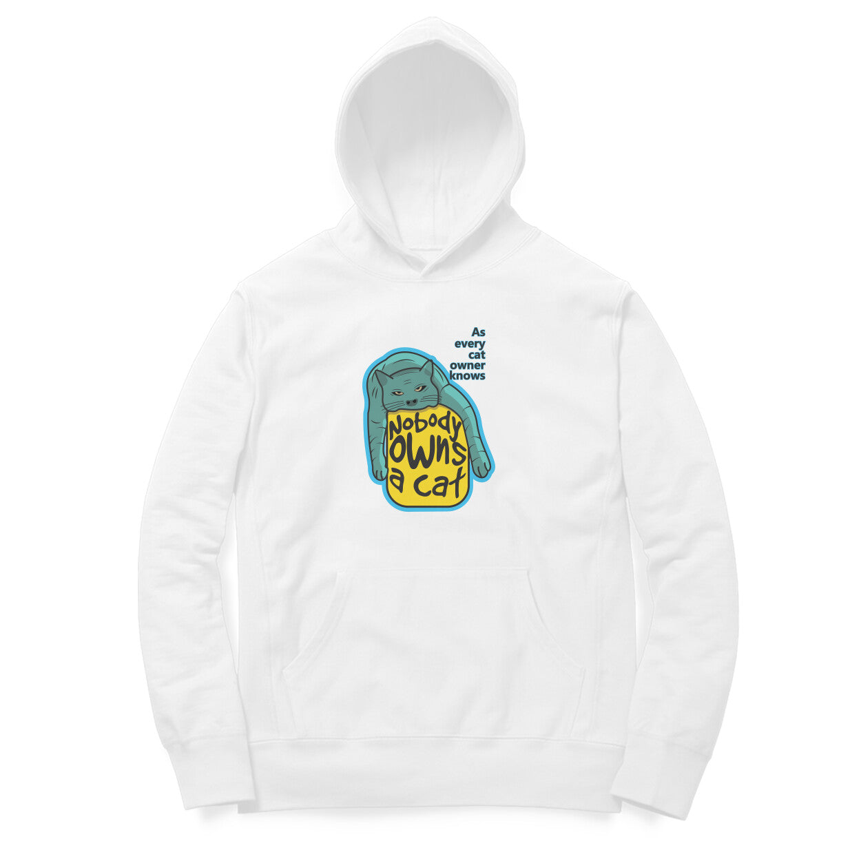 Hoodie (Men) - Cat-titude (6 Colours)