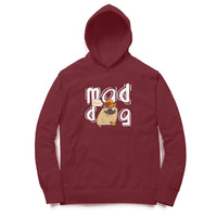 Hoodie (Men) - Pizza Pug (4 Colours)