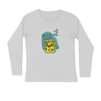 Full Sleeves Round Neck (Men) - Cat-titude (2 Colours)