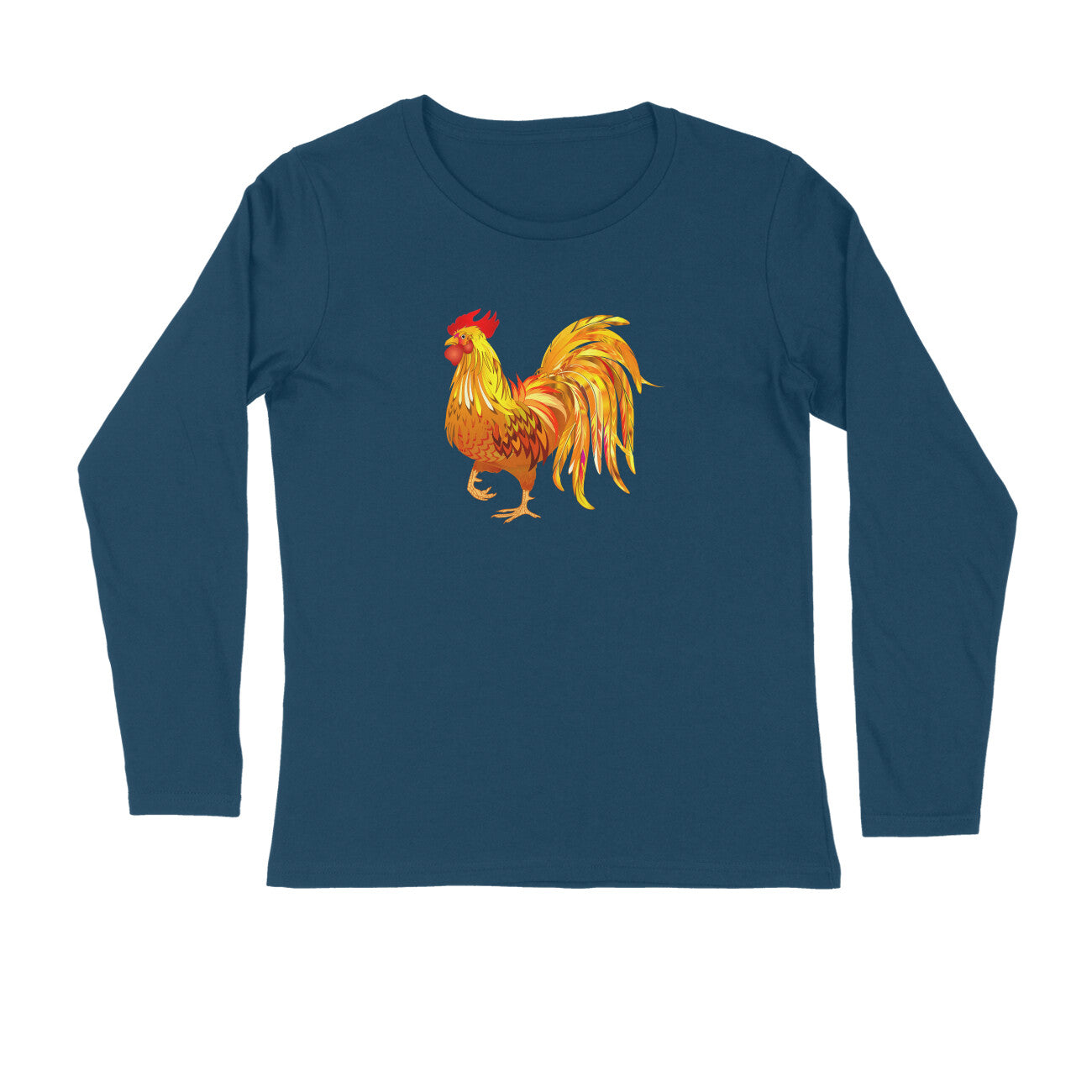 Full Sleeves Round Neck (Men) - Cock-a-Doodle-Doo (5 Colours)