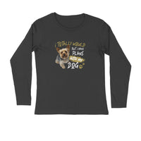 Full Sleeves Round Neck (Men) - Busy Yorkie (3 Colours)