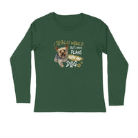 Full Sleeves Round Neck (Men) - Busy Yorkie (3 Colours)