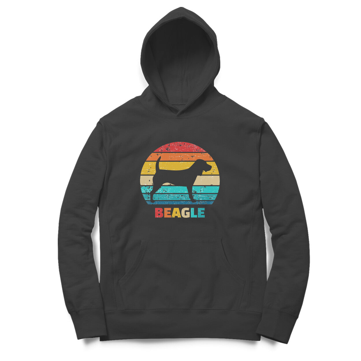 Hoodie (Men) - Beagle Sunset (3 Colours)