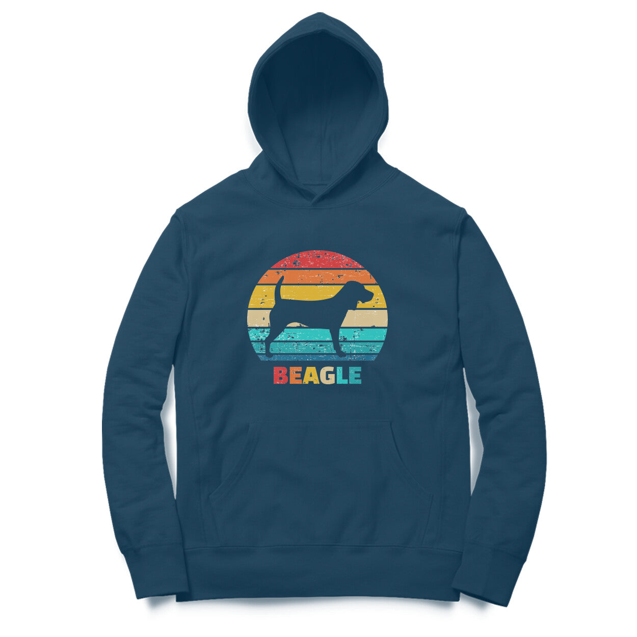 Hoodie (Men) - Beagle Sunset (3 Colours)