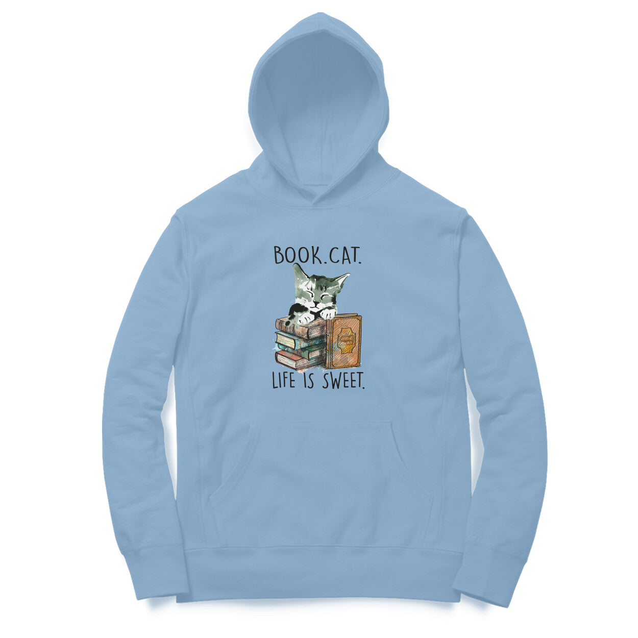 Hoodie (Men) - Nerdy Kitty (5 Colours)