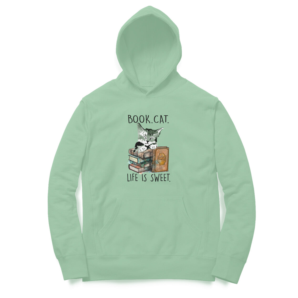 Hoodie (Men) - Nerdy Kitty (5 Colours)