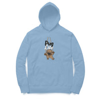 Hoodie (Men) - Pug Life (5 Colours)