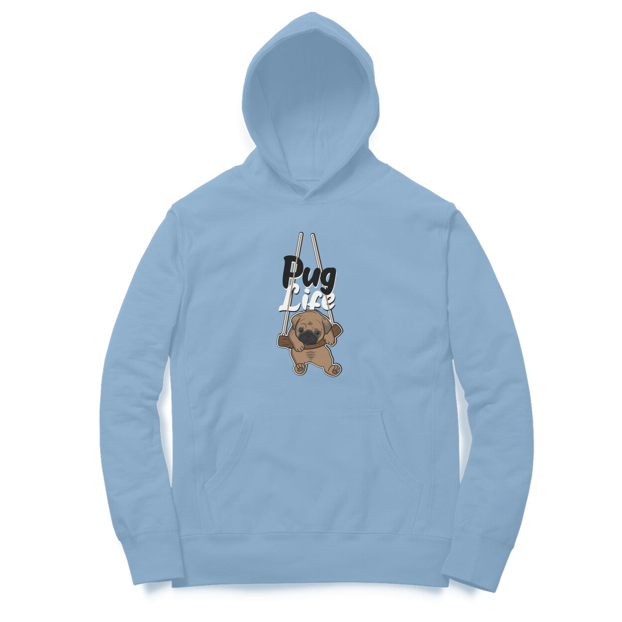 Hoodie (Men) - Pug Life (5 Colours)