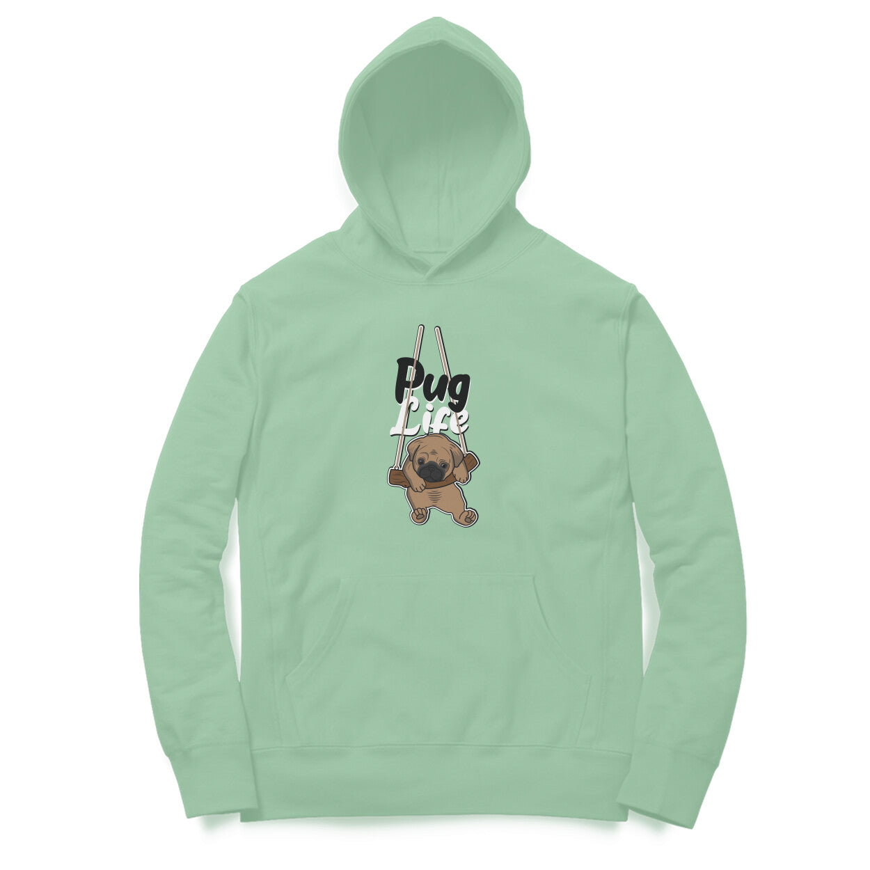 Hoodie (Men) - Pug Life (5 Colours)