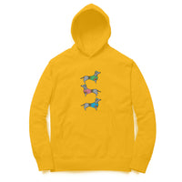 Hoodie (Men) - Three Daschunds (6 Colours)