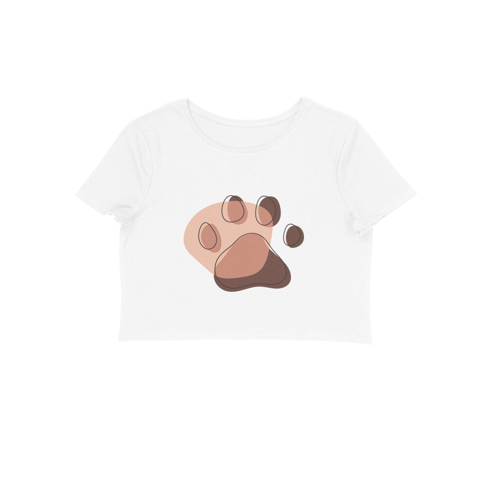 Crop Top (Women) - Pawsitive Vibes (9 Colours)