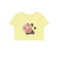 Crop Top (Women) - Pawsitive Vibes (9 Colours)