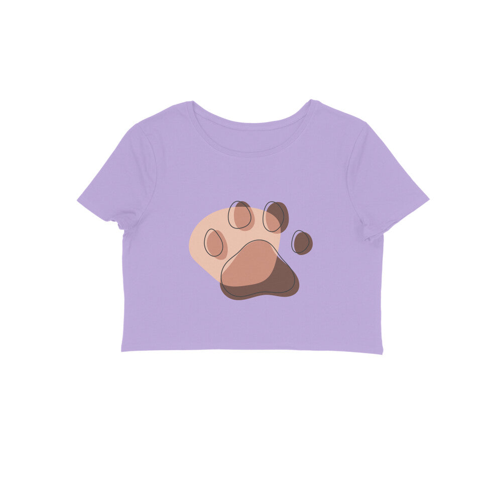Crop Top (Women) - Pawsitive Vibes (9 Colours)
