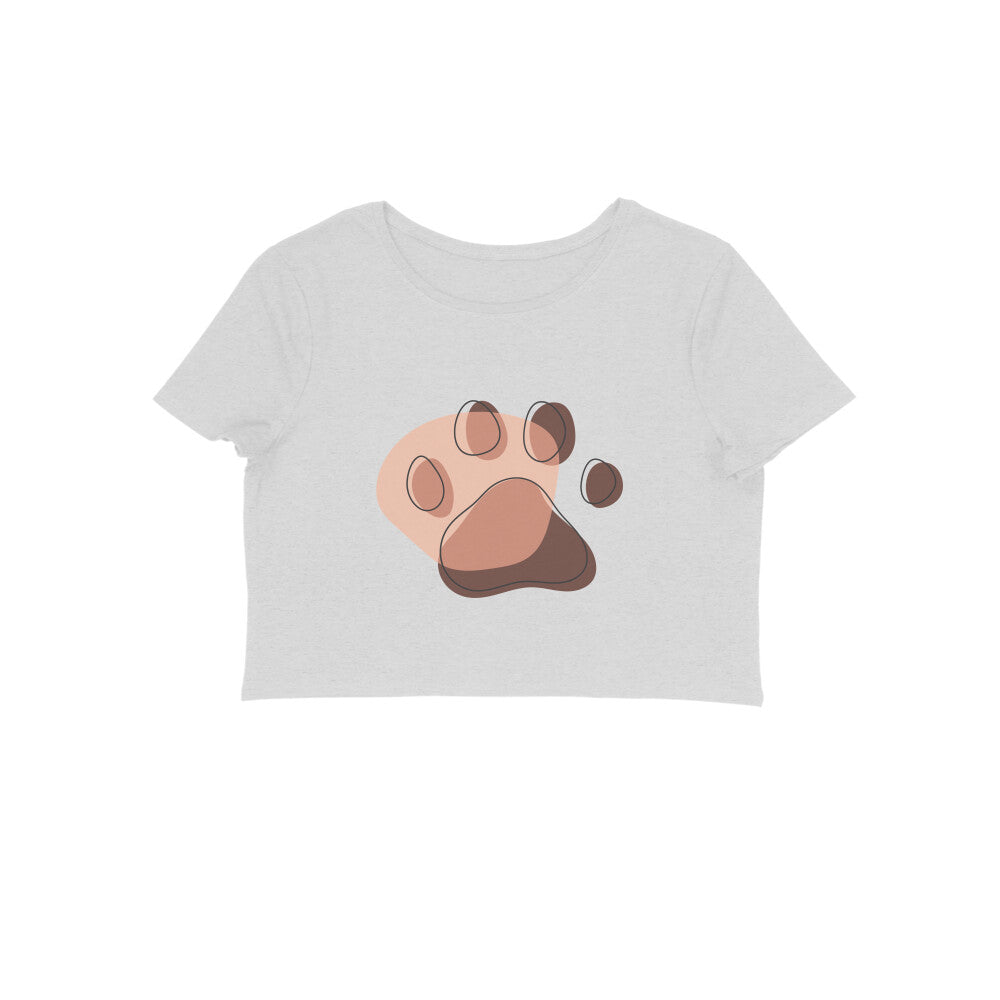 Crop Top (Women) - Pawsitive Vibes (9 Colours)
