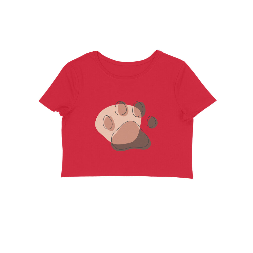 Crop Top (Women) - Pawsitive Vibes (9 Colours)