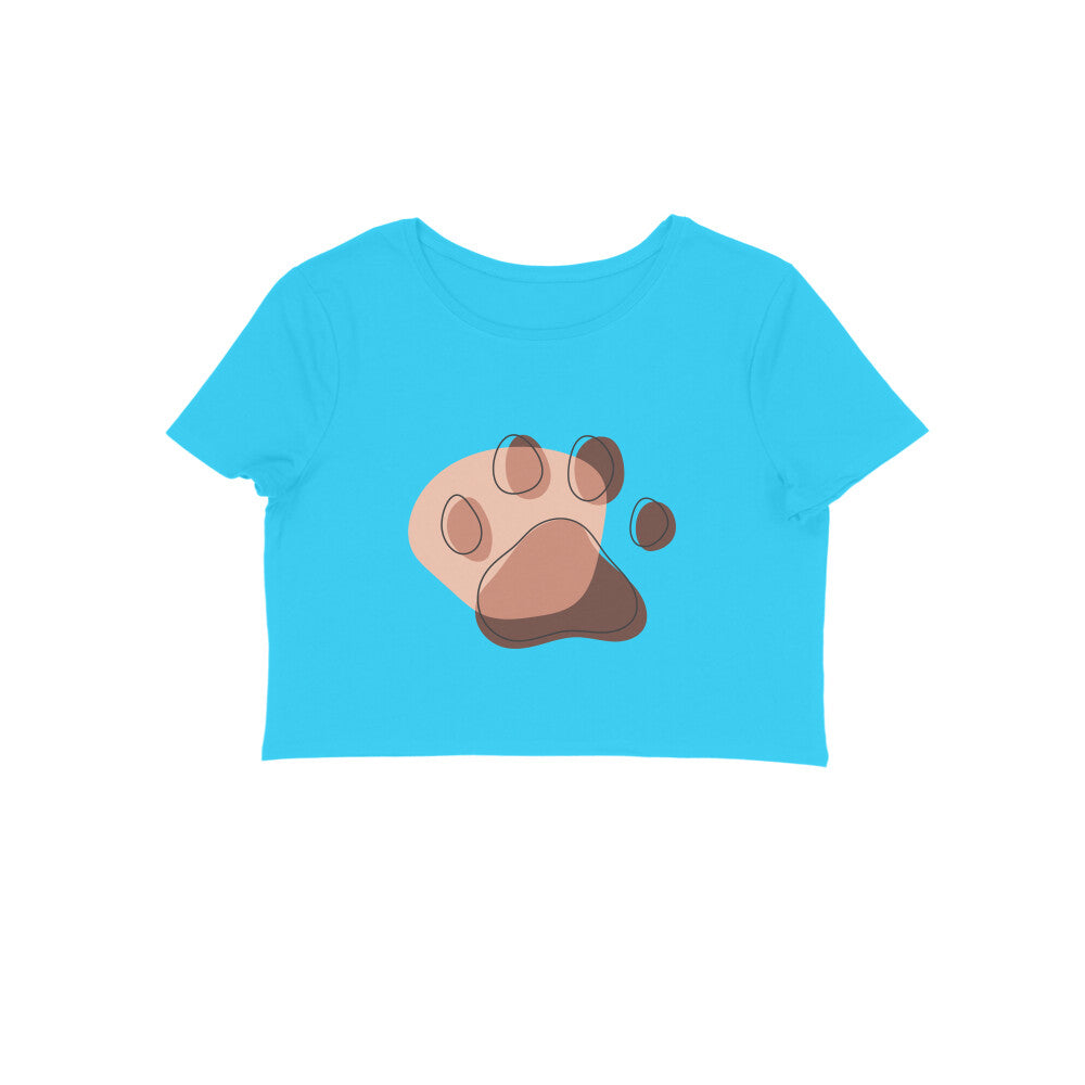 Crop Top (Women) - Pawsitive Vibes (9 Colours)