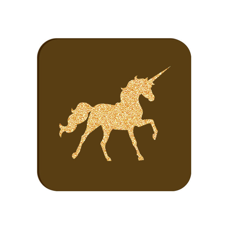 Mystical Unicorn Square Coaster