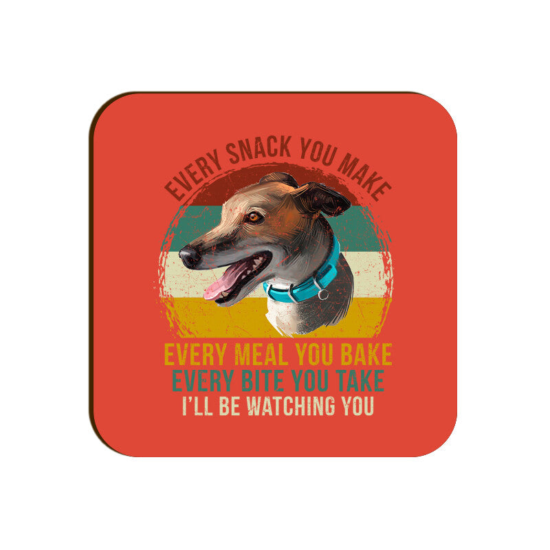 Sneaky Eyes Square Coaster