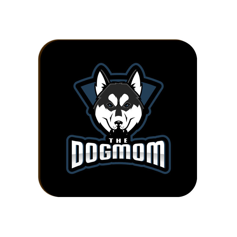 The Dogmom Husky Square Coaster