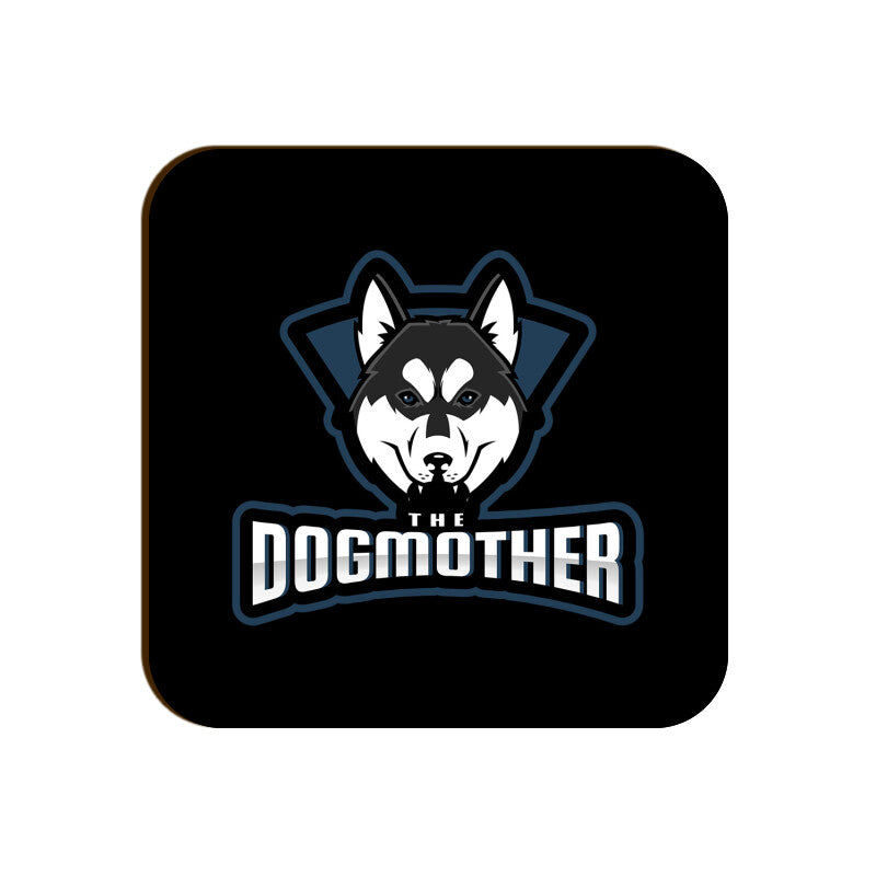 The Dogmother Husky Square Coaster