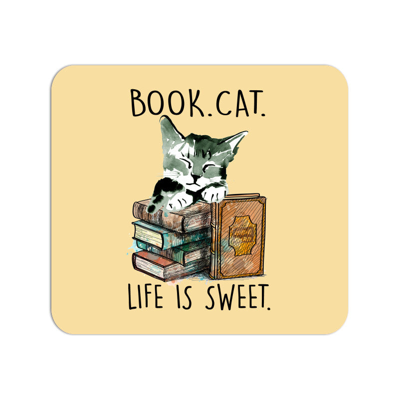 Nerdy Kitty Mouse Pad