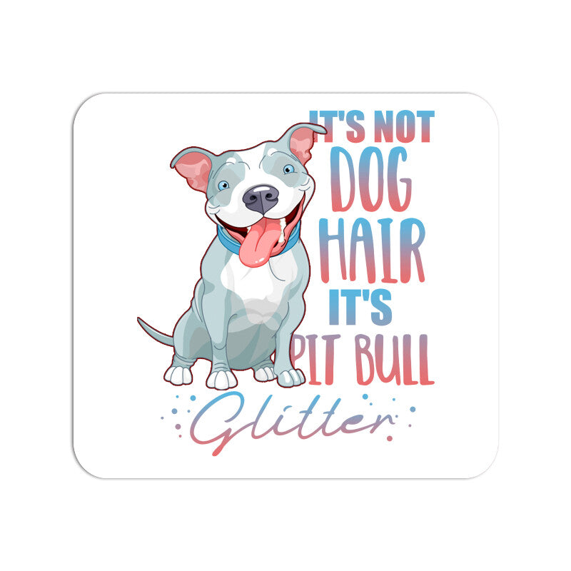 Pitbull Glitter Mouse Pad