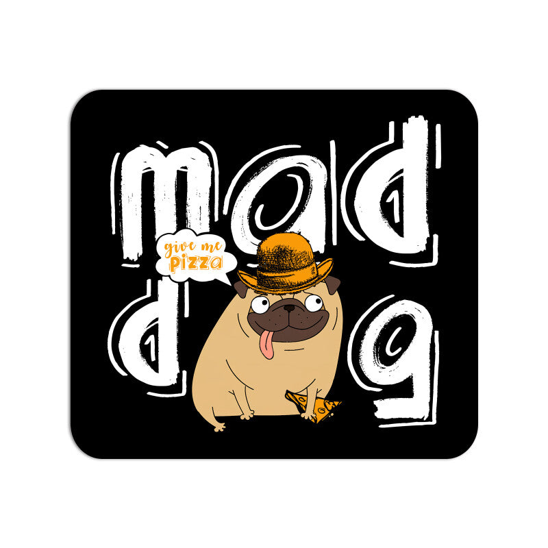 Pizza Pug Mouse Pad