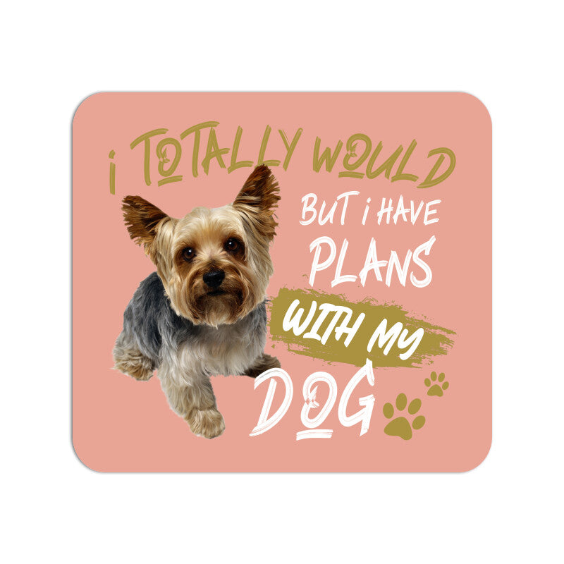 Busy Yorkie Mouse Pad