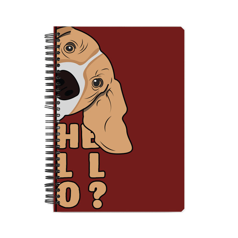 Basset Hound Hello Notebook