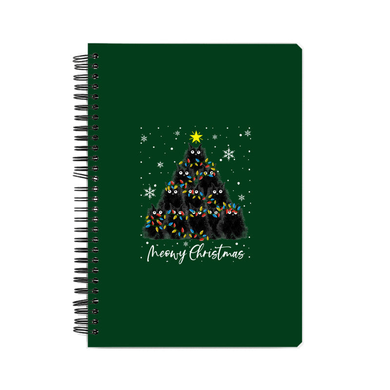Meowy Christmas Notebook