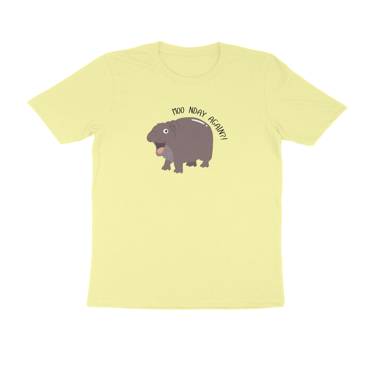 Round Neck T-Shirt (Men) - Moo Nday Vibes (10 Colours)