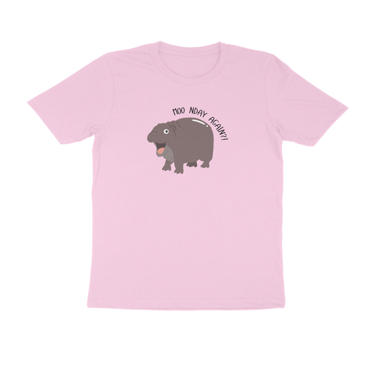 Round Neck T-Shirt (Men) - Moo Nday Vibes (10 Colours)