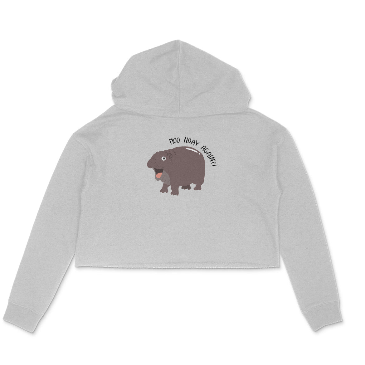 Crop Hoodie (Women) - Moo Nday Vibes (3 Colours)