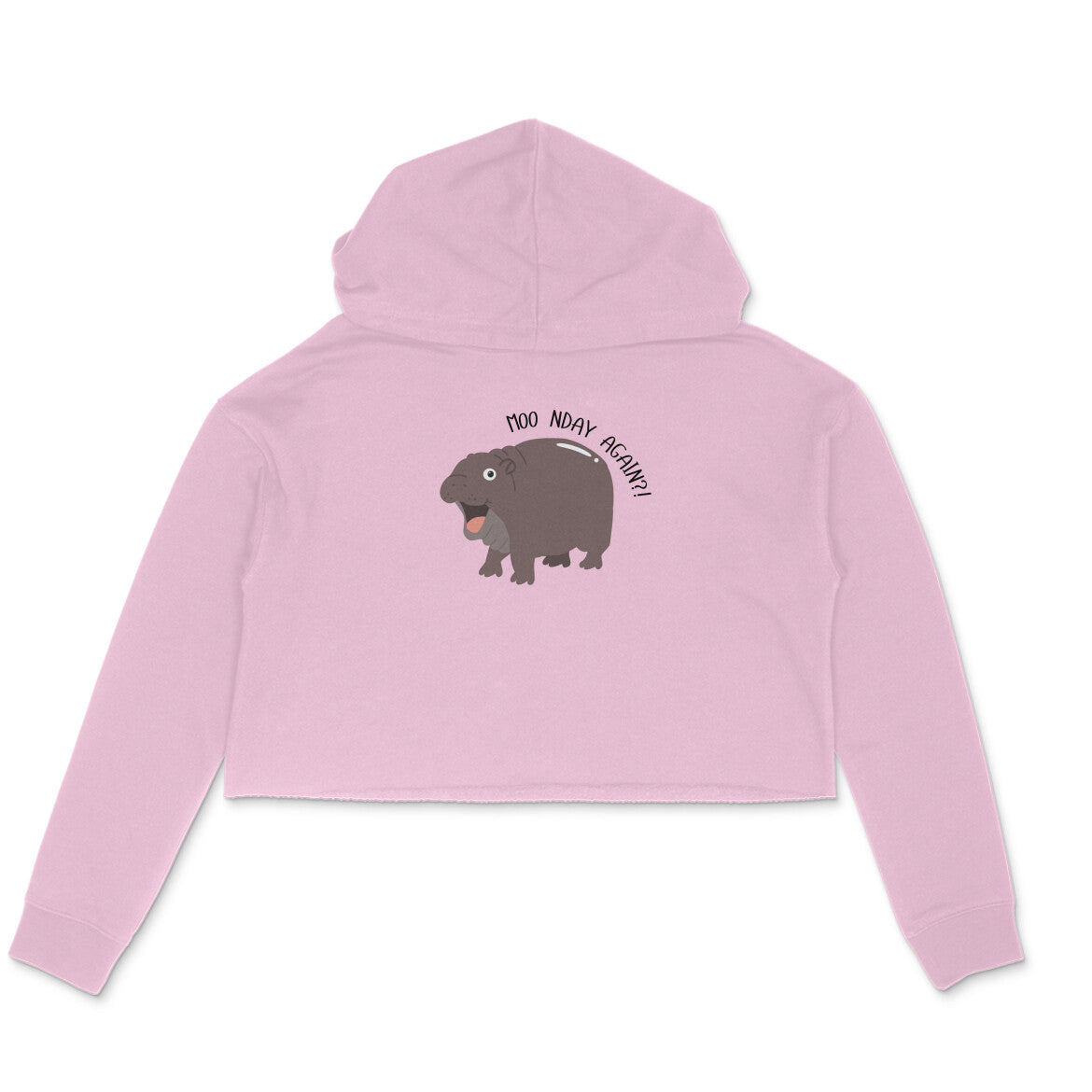 Crop Hoodie (Women) - Moo Nday Vibes (3 Colours)