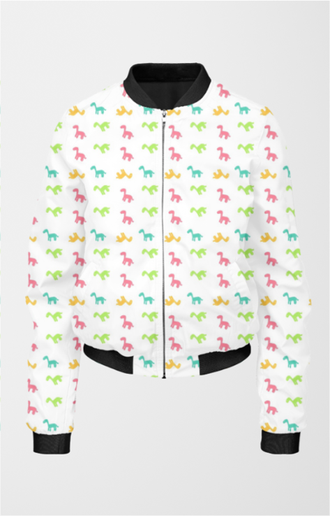 Bomber Jacket (Women) - Dino Be Mine-O