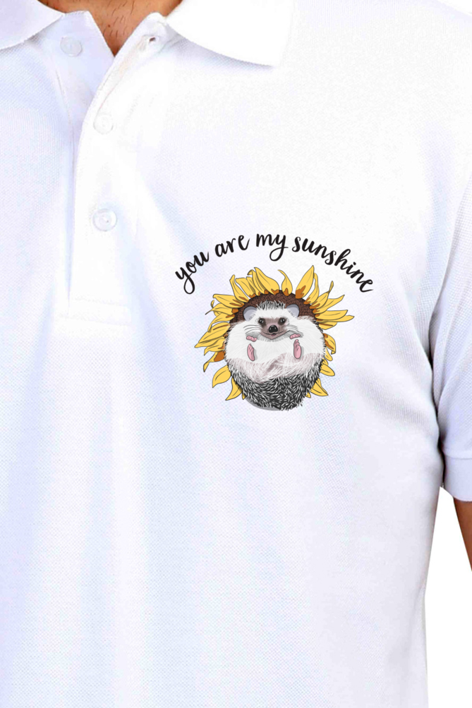 Polo Neck T-Shirt (Men) - Sunny Side Up (10 Colours)