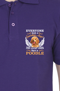 Polo Neck T-Shirt (Men) - Angelic Poodle (7 Colours)