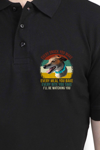 Polo Neck T-Shirt (Men) - Sneaky Eyes (3 Colours)