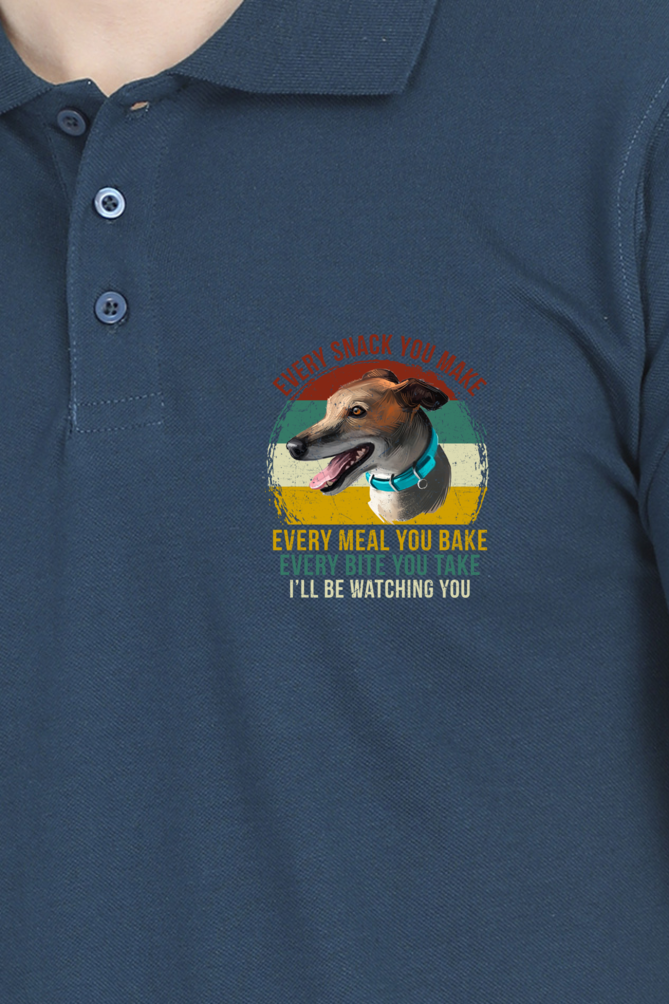 Polo Neck T-Shirt (Men) - Sneaky Eyes (3 Colours)